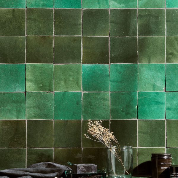 Dark Green Zellige Tile