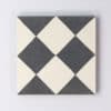 Double Diamond Encaustic Cement Tile