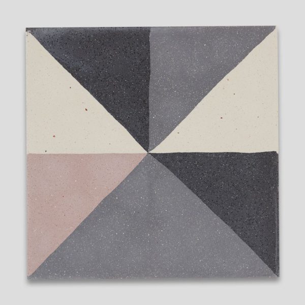 Getting Square Pink Encaustic Cement Tile