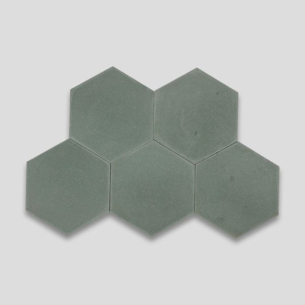 Hex Plain Bosco Hexagon Encaustic Cement Tile