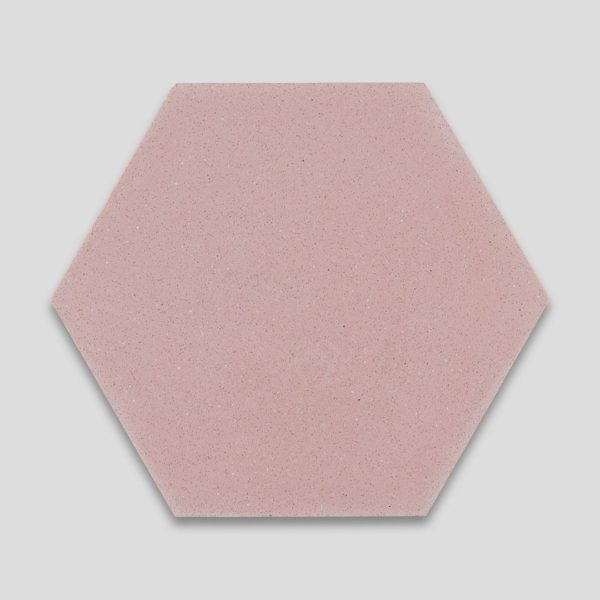 Hex Plain Candy Hexagon Encaustic Cement Tile