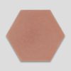 Hex Plain Peach Hexagon Encaustic Cement Tile