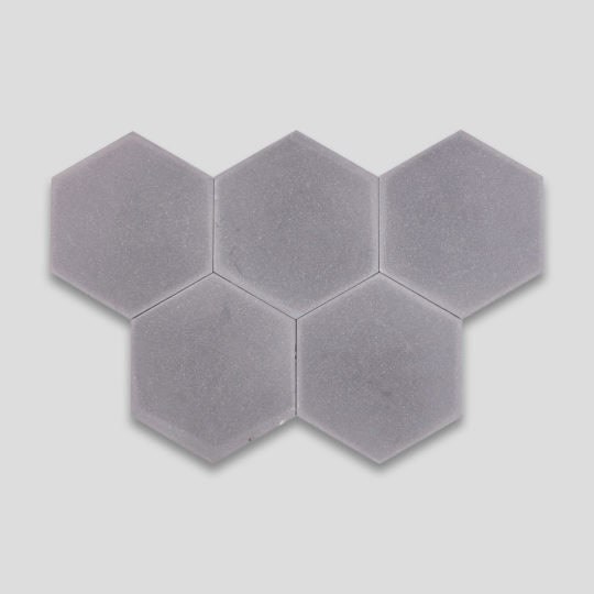 Hex Plain Shark Gray Encaustic Cement Tile