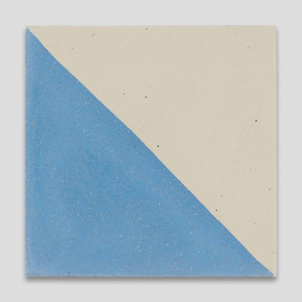 Magic Triangle Blue Encaustic Cement Tile