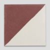 Magic Triangle Burgundy Encaustic Cement Tile