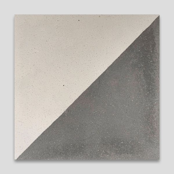 Magic Triangle Gray Encaustic Cement Tile