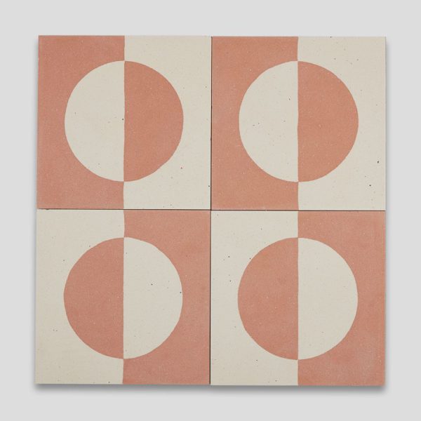 Odi Peach Encaustic Cement Tile