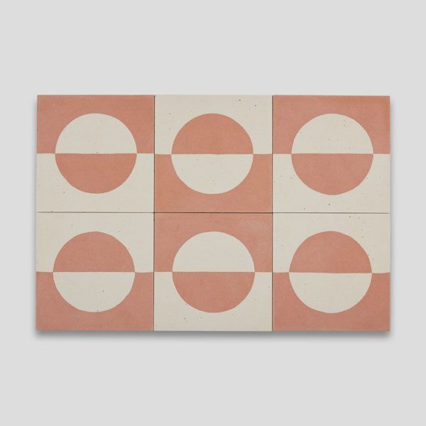 Odi Peach Encaustic Cement Tile