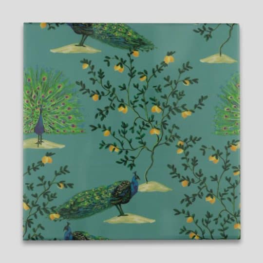 Peacock Printed Tile