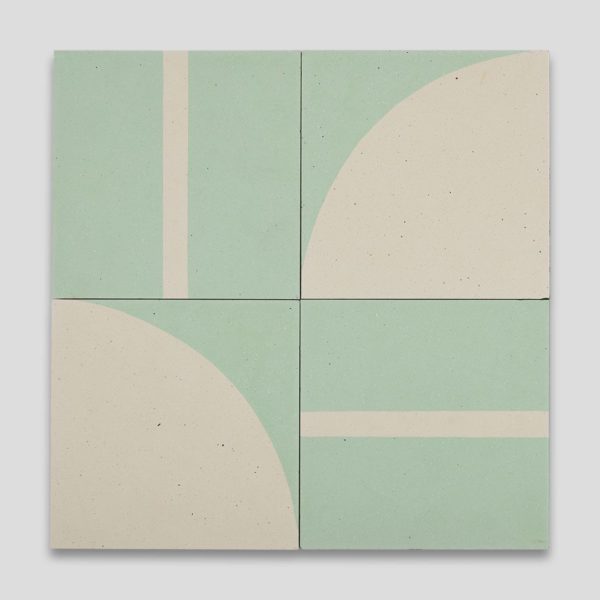 Tiffany Geometry Encaustic Cement Tile