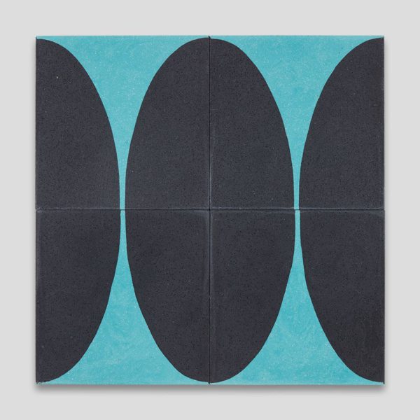 Turquoise Dreams Encaustic Cement Tile