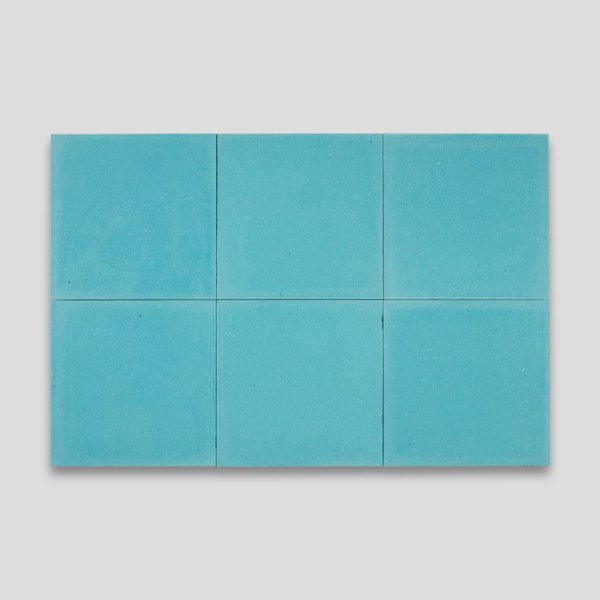 Turquoise Encaustic Cement Tile
