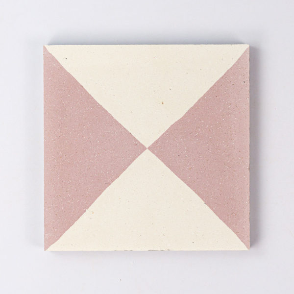 Vintage Pink Encaustic Cement Tile