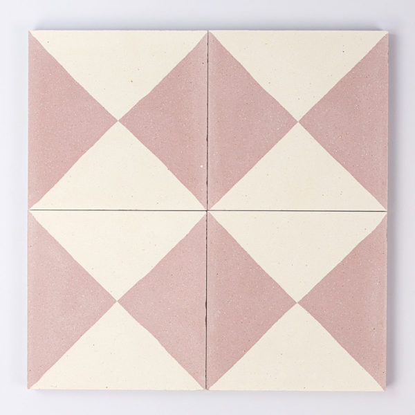 Vintage Pink Encaustic Cement Tile