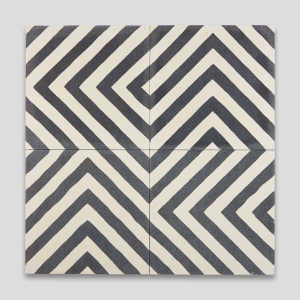 Zebra Encaustic Cement Tile