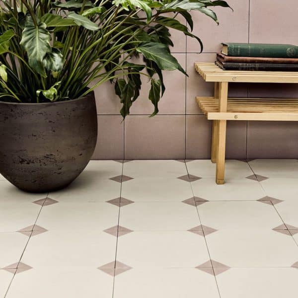 Anthropology Pink Encaustic Cement Tile