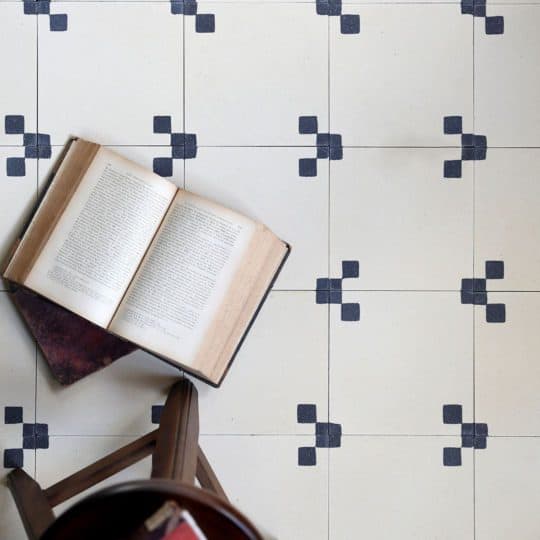 Minimalist Encaustic Cement Tile