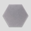 Hex Plain Shark Gray Encaustic Cement Tile