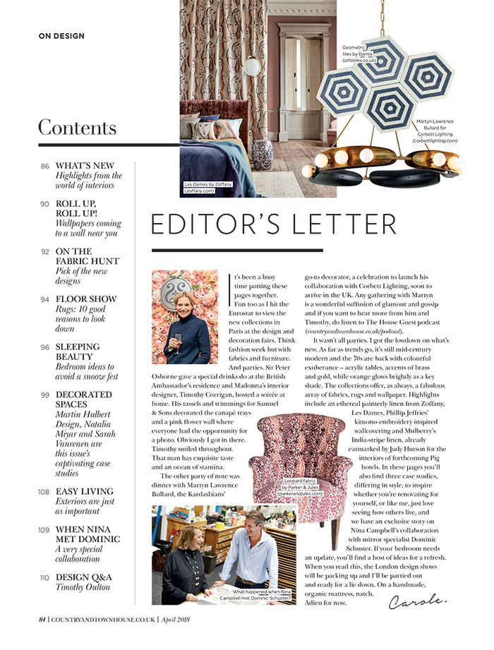 Country & Town House - April 2019