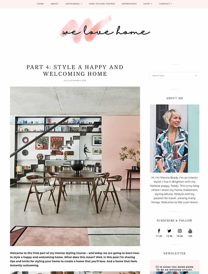 We Love Home - September 2019