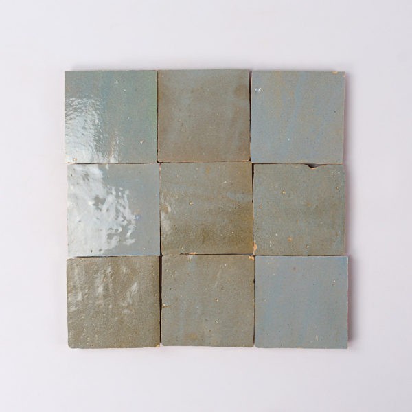 Moroccan Pale Blue Zellige Tile