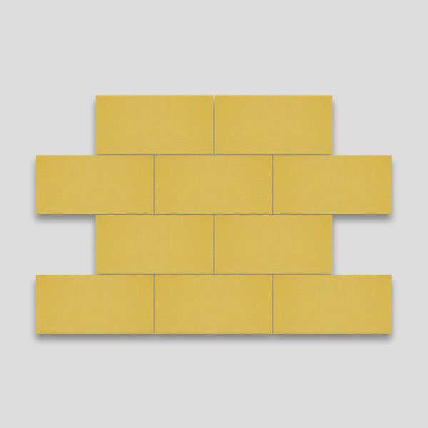 Amalfi Yellow Metro Tile