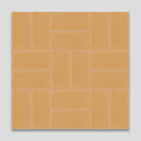 Yellow Rectangle Encaustic Cement Tile