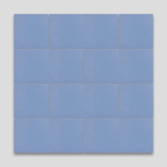 Blue Rectangle Encaustic Cement Tile