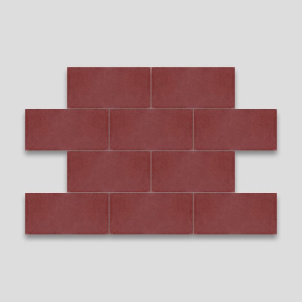 Red Metro Tile