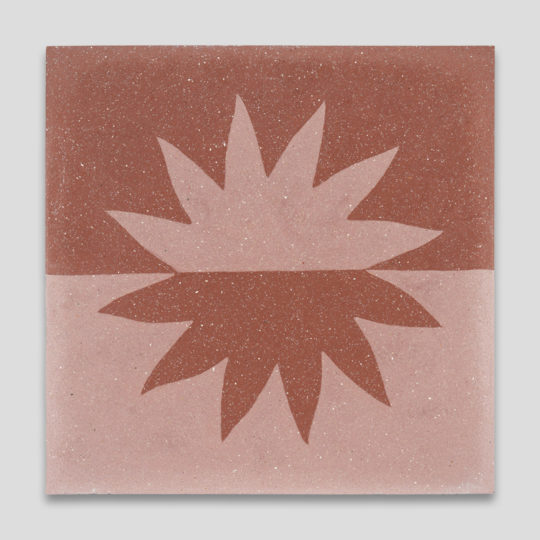 Sunny Burgundy - Dirty Pink Encaustic Cement Tile