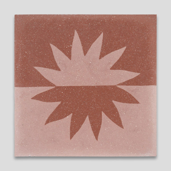 Sunny Burgundy - Dirty Pink Encaustic Cement Tile
