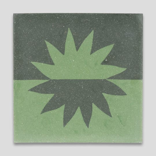 Sunny Green Encaustic Cement Tile