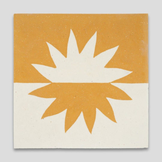 Sunny Mustard Encaustic Cement Tile