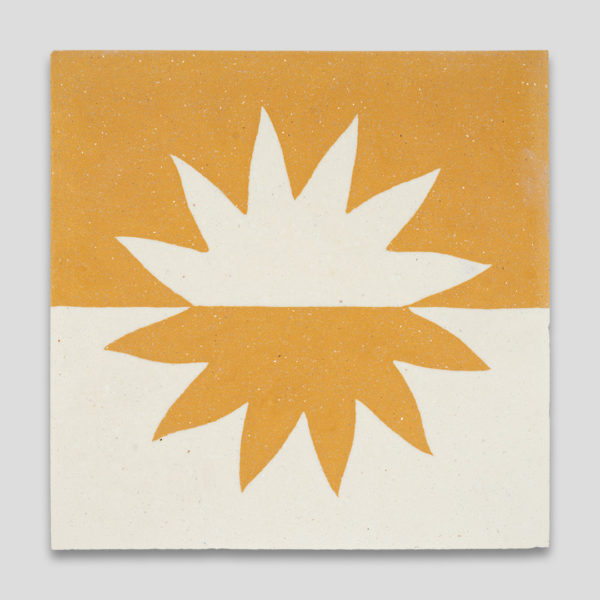 Sunny Mustard Encaustic Cement Tile