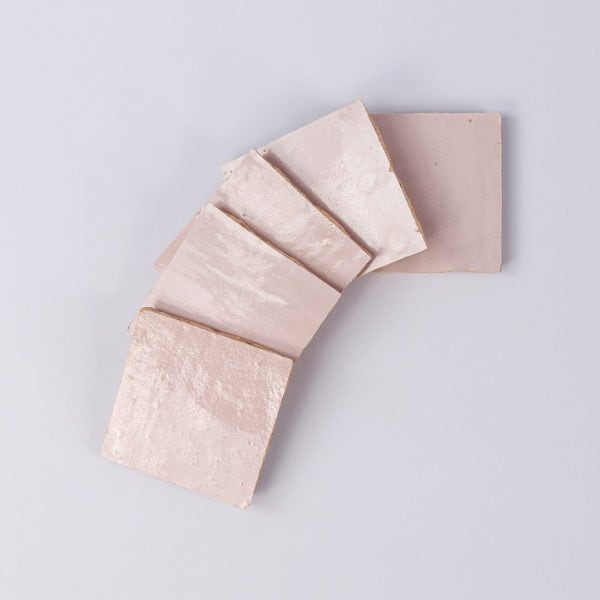 Moroccan Blush Pink Zellige Tile