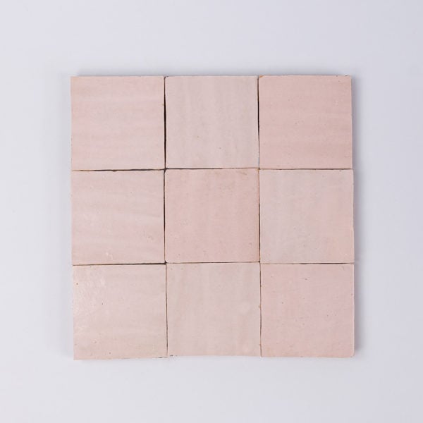 Moroccan Blush Pink Zellige Tile