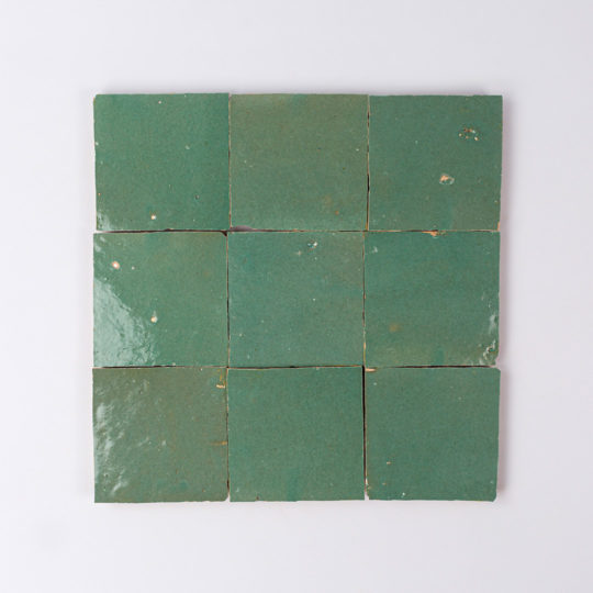 Moroccan Emerald Green Zellige Tile