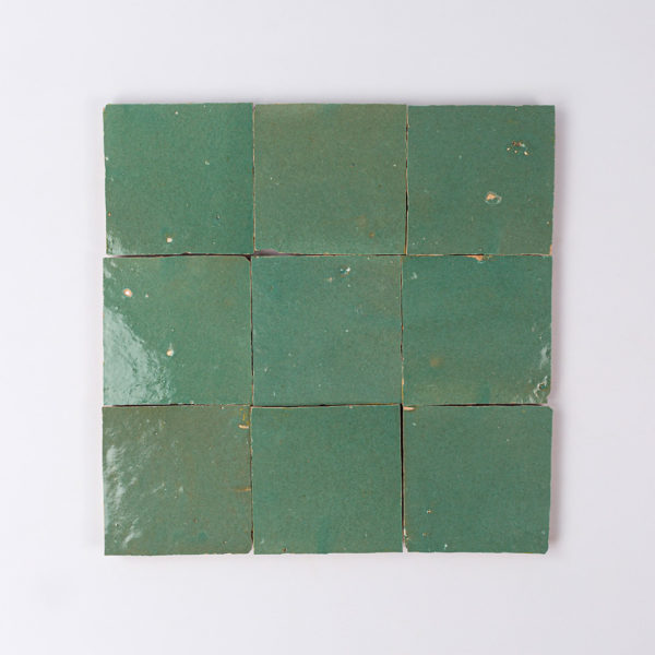 Moroccan Emerald Green Zellige Tile