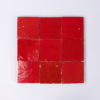 Moroccan Scarlet Zellige Tile