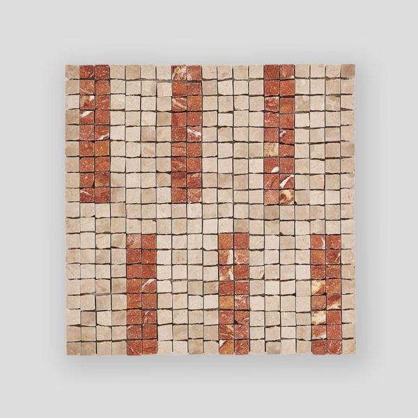 Vomero Rosso Marble Mosaic Tile