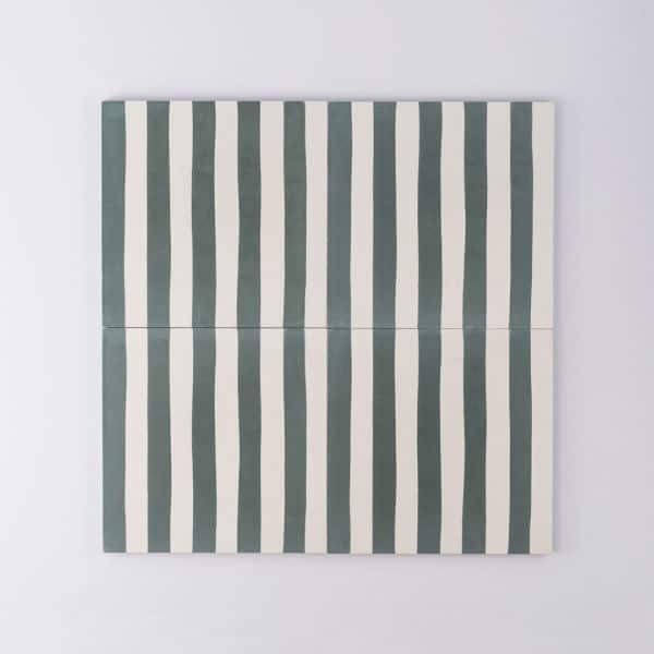 Storm Green Stripes - Slim Line