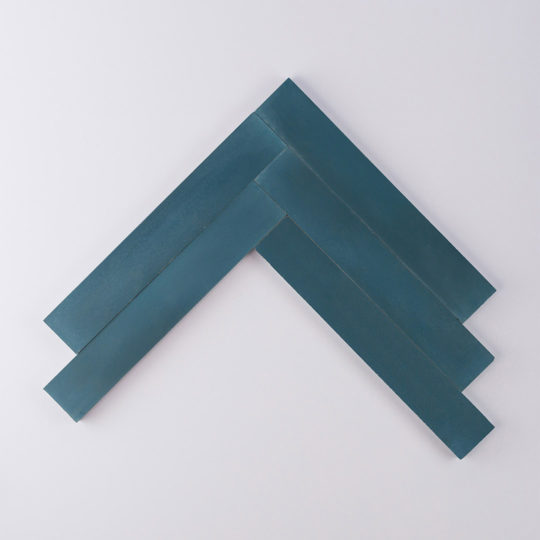 Navy Blue Herringbone Cement Tiles