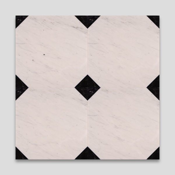 Anthropology Black Signature Marble Collection Tile