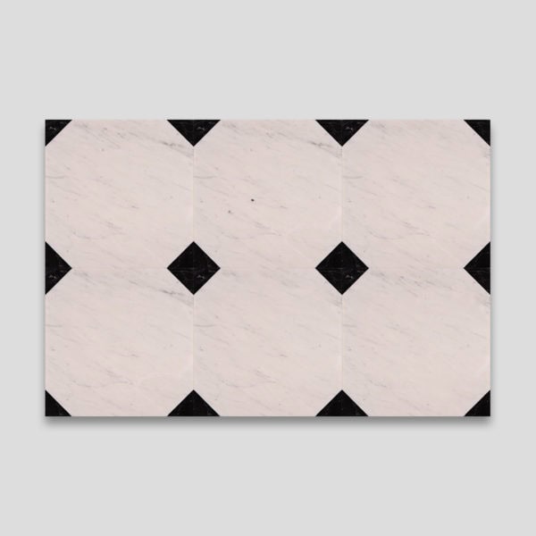 Anthropology Black Signature Marble Collection Tile