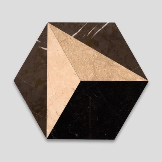 Hex 3D Signature Marble Collection Tile