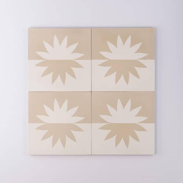 Sunny Beige Slim Line Encaustic Cement Tile